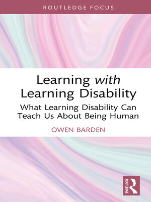 cover image of Learning with Learning Disability